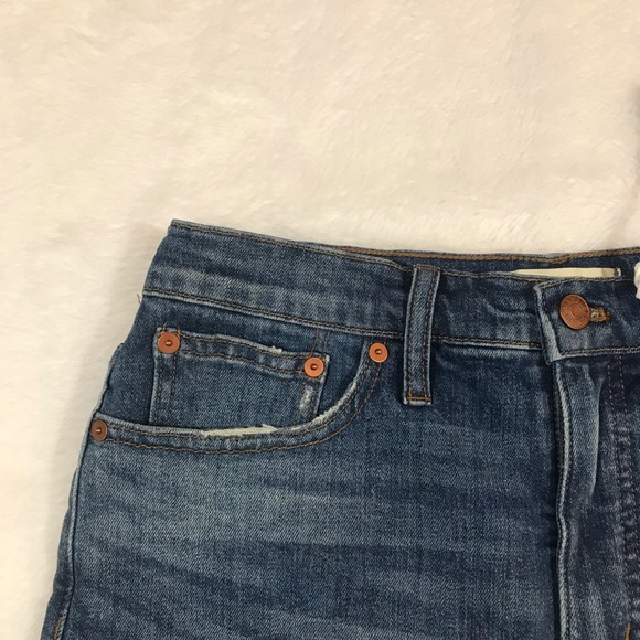 NWT MADEWELL bermuda denim shorts medium wash 28 - Picture 6 of 16